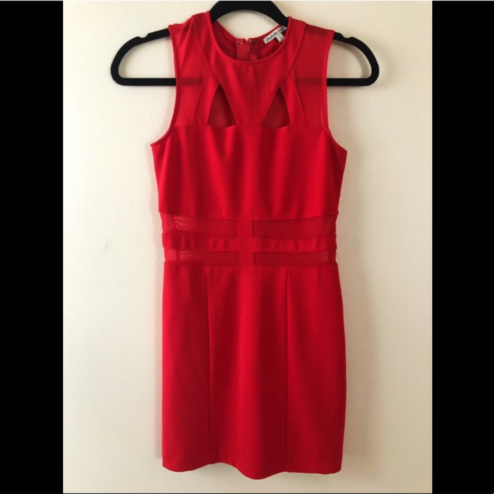 Charlotte Russe Red Formal Dress